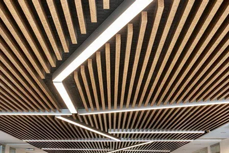 Кубообразный реечный потолок